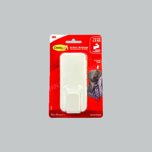 3M 17010-ES CMD (XL) UTILITY HOOK 24PKT/CTN