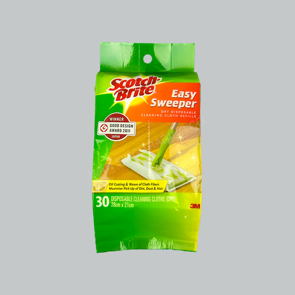 3M S/B EASY SWEEPER REFILL VALUE PACK 30SHTSX3PKT