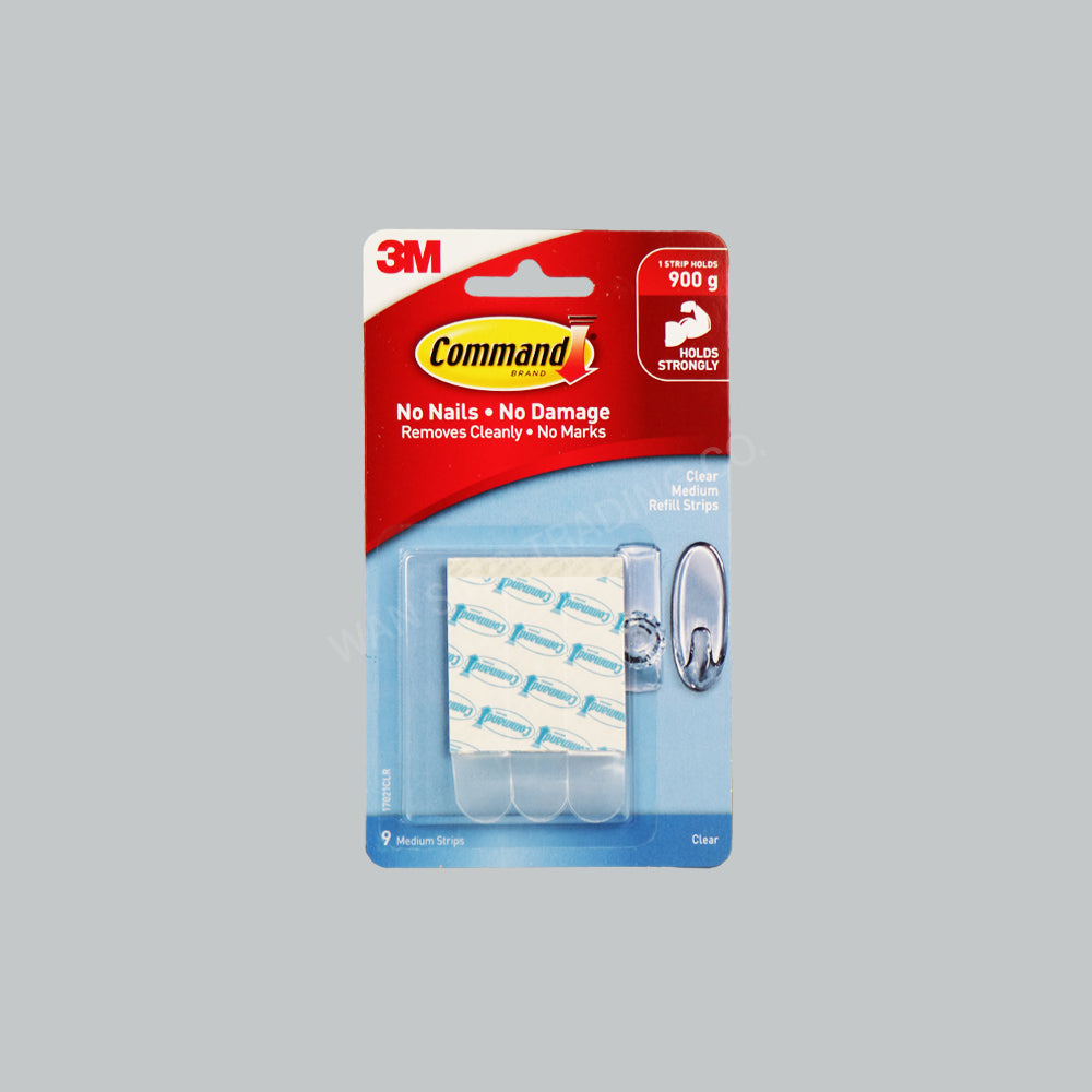 3M 17021CLR CMD CLR MED REFILL STRIPS 9ST