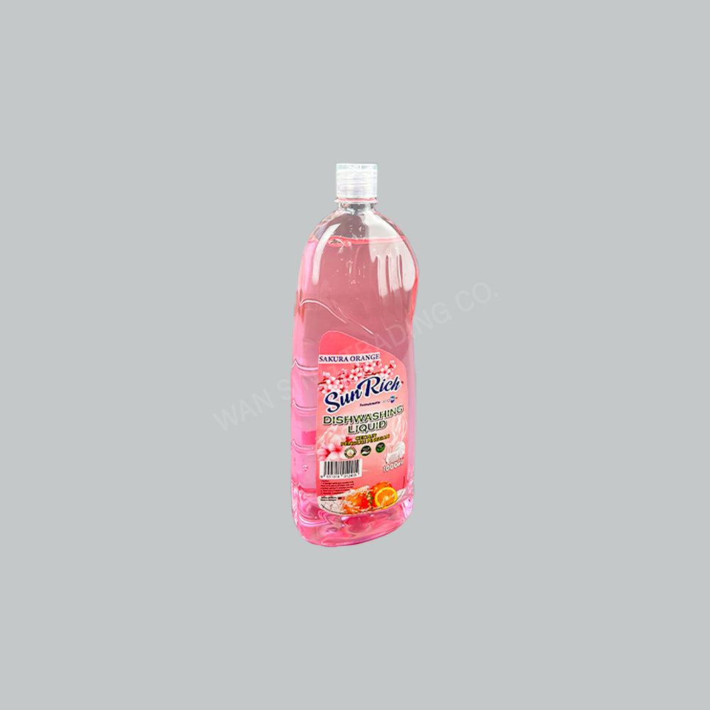 SUNRICH DISHWASHING LIQUID 1L - SAKURA ORANGE