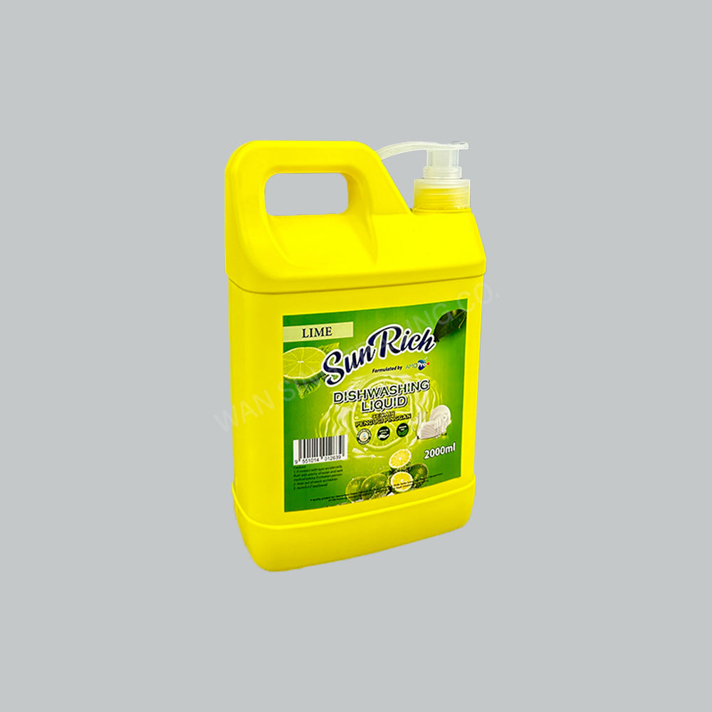 SUNRICH DISHWASHING LIQUID 2L - LIME