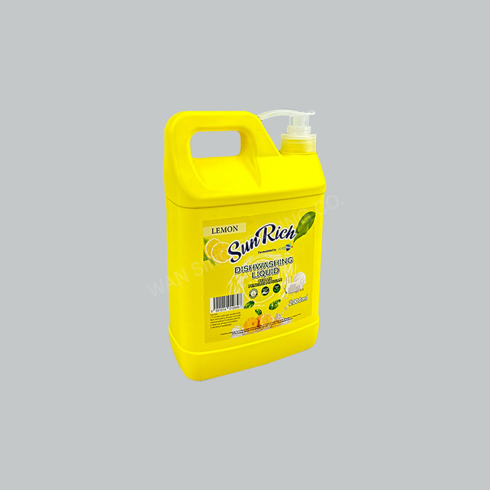 SUNRICH DISHWASHING LIQUID 2L - LEMON