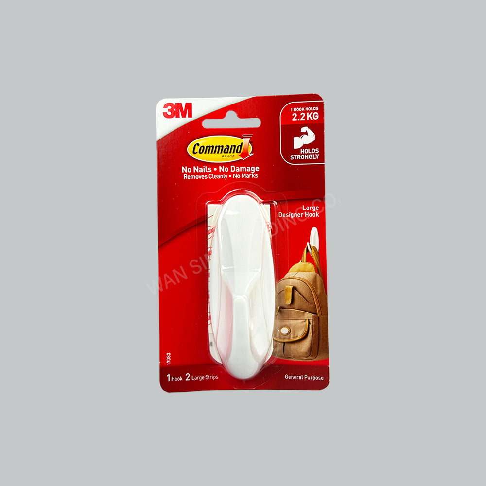 3M 17083 CMD LRG DESIGNER HKS 1HK 4PKTX6OUT/CASE