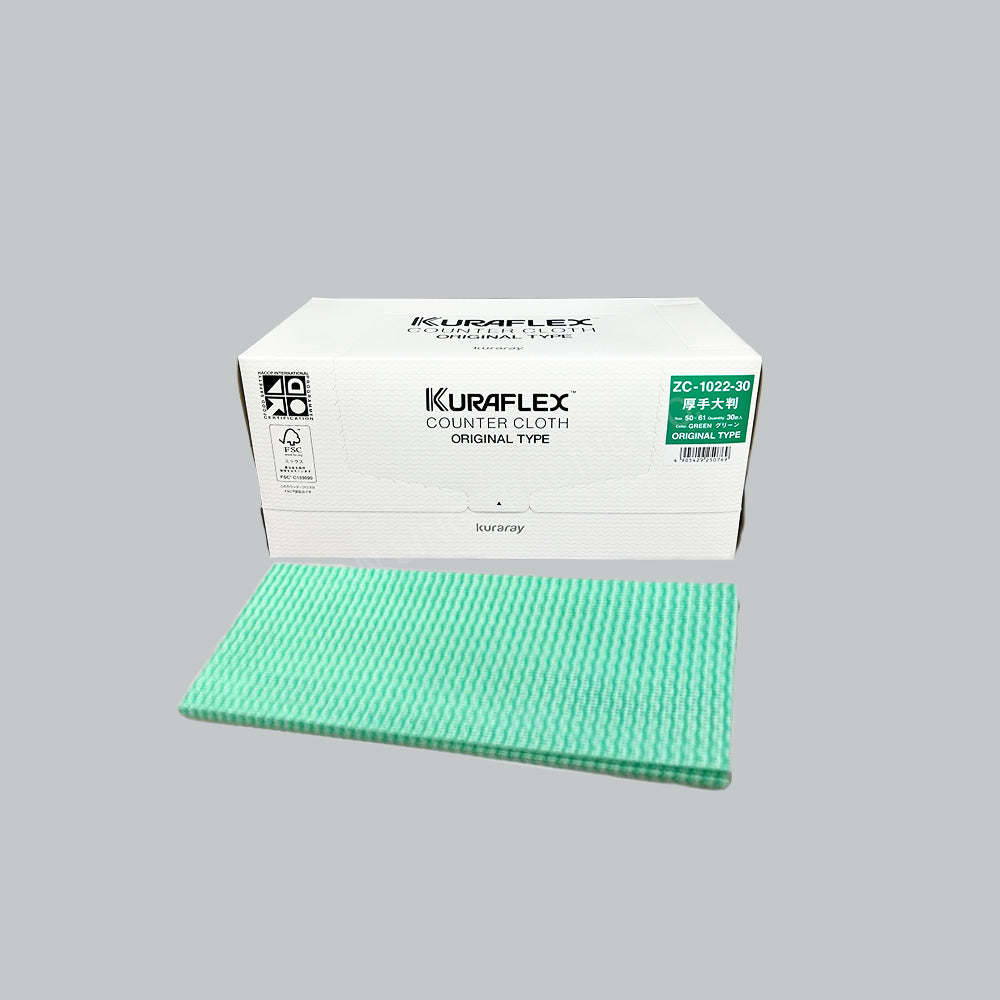 KURAFLEX COUNTER CLOTH ORIG- GRN 50X61CM 30'SX6BOX