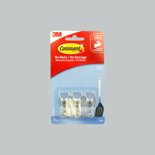 3M 17067CLR CMD UTENSIL HKS CLR 3HK 4ST 36PKT