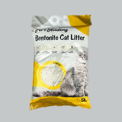 PET'S ACADEMY BENT CAT LITTER 5L LEMON
