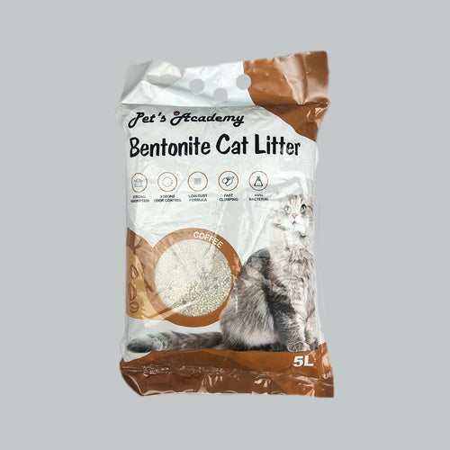 PET'S ACADEMY BENT CAT LITTER 5L COFFEE