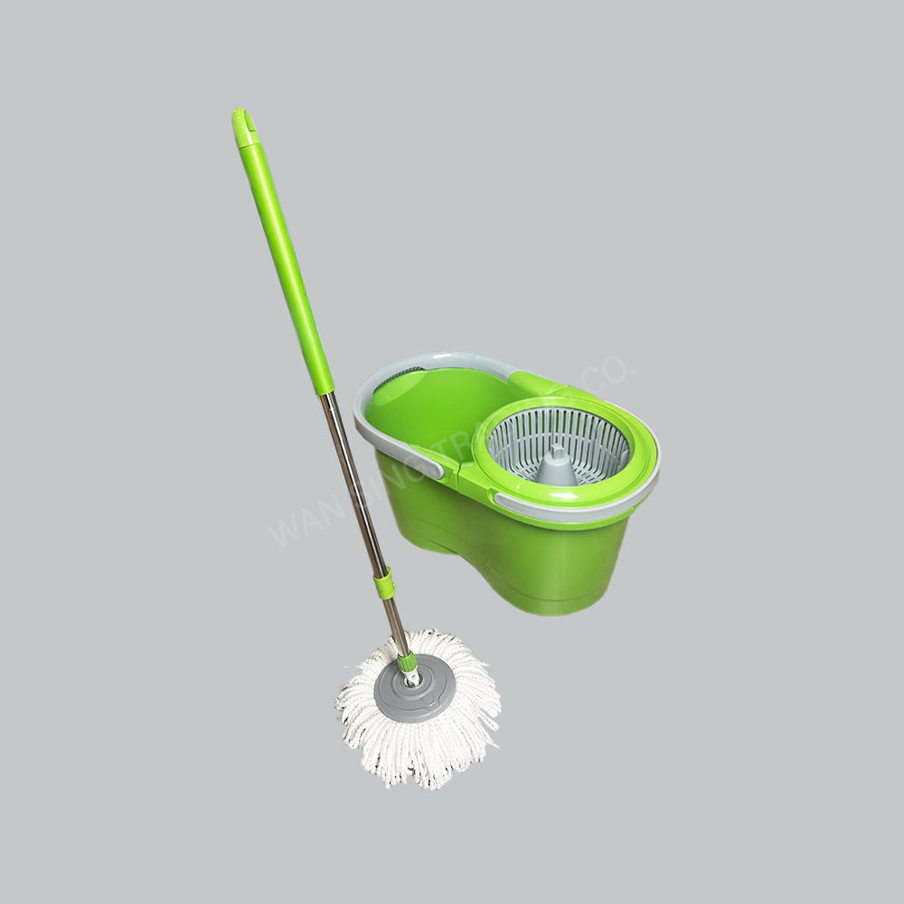 3M S/B SUPER CLEAN DUAL WASH SPIN MOP BUCKET W/MOP