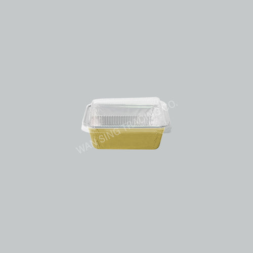 STAR ALUM FOIL RECT TRAY #4618-P GOLD W/LID 10'SX5