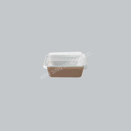 STAR ALUM FOIL RECT TRAY #4618-P COPPER W/LID 10'S
