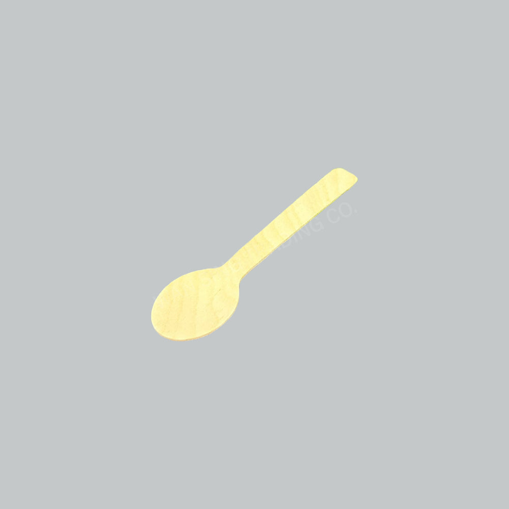 SKP WOODEN ICE CREAM SPOON 10CM - 50'SX20PKT/CTN
