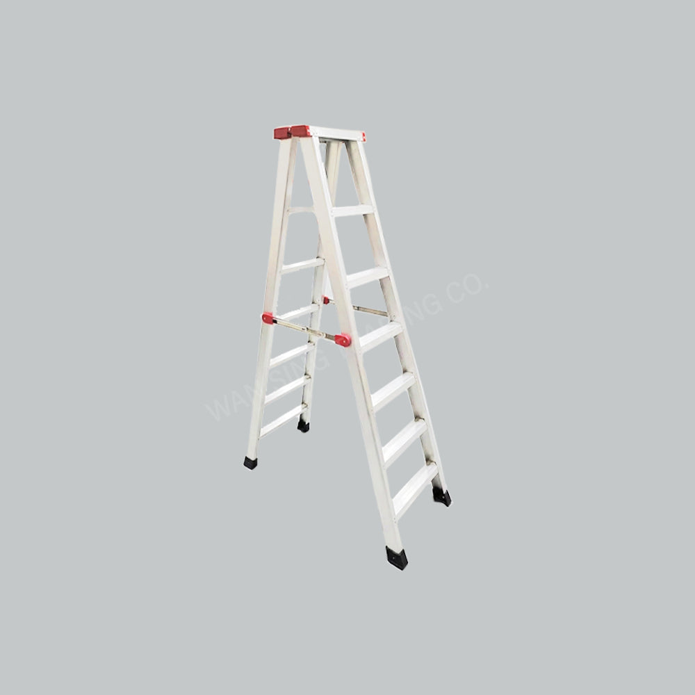 ALUMINIUM 7-STEPS DOUBLE SIDED LADDER