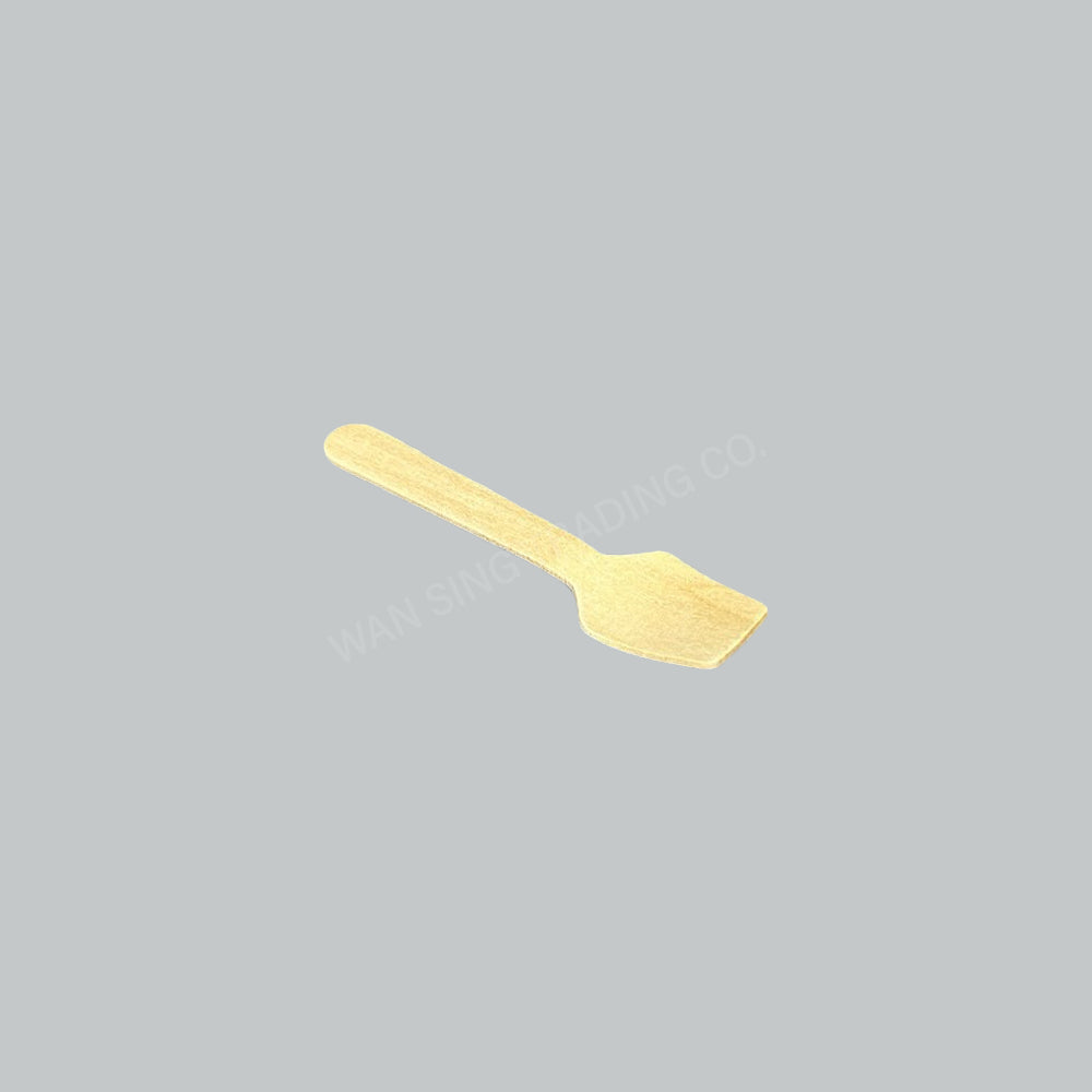 TBH WOODEN ICE CREAM SPOON 9CM -100'SX50PKT/CTN