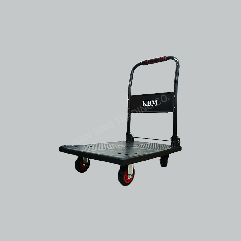 KBM TROLLEY HVY DUTY 72X48CM BLK - 150KG