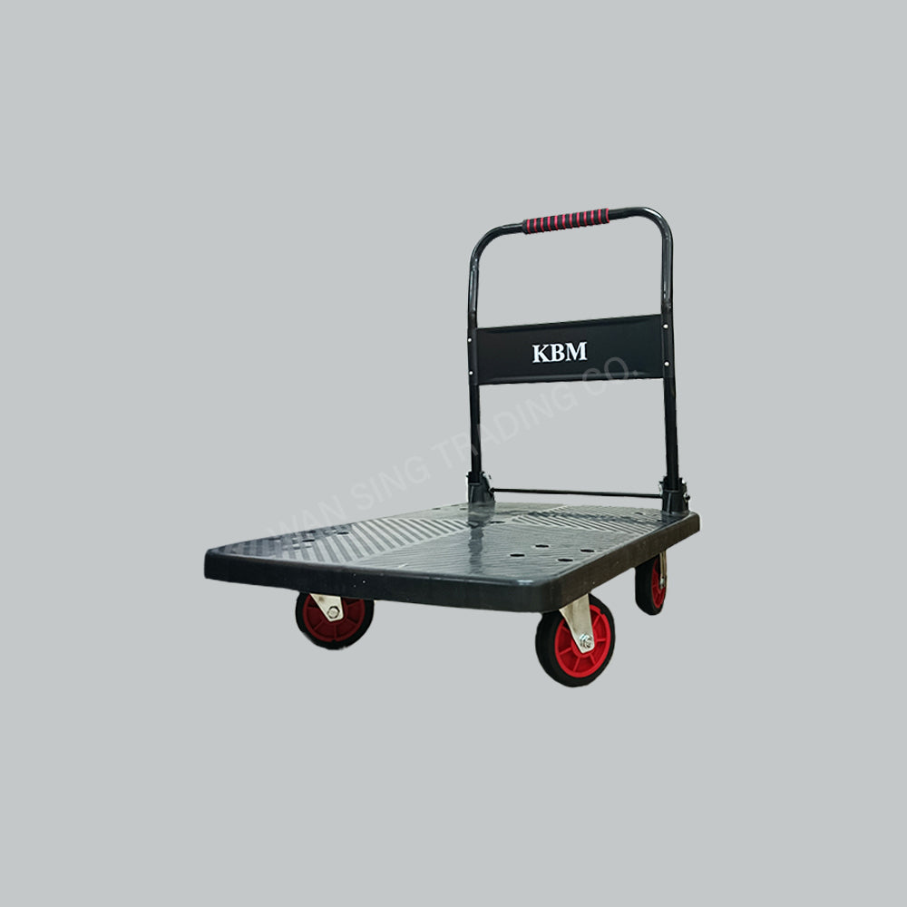 KBM TROLLEY HVY DUTY 90X60CM BLK - 300KG