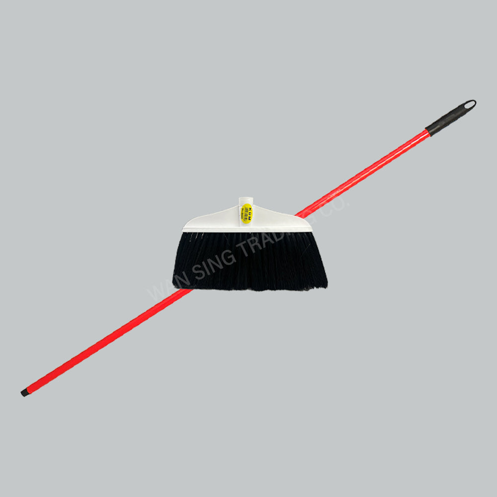 KBM BROOM + WOODEN HANDLE (8888) - BLK SOFT