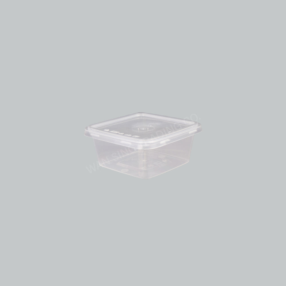 MTP MW CONT FF SQ-250 W/LID (SET) 50'SX10PKT/CTN