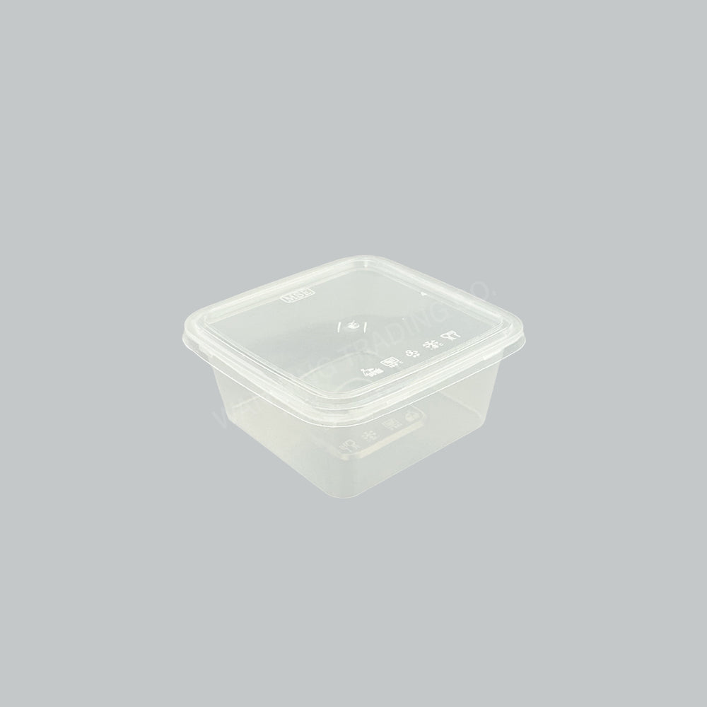 MSE MW SQ CONT SQ250 W/LID 50SETX10PKT/CTN