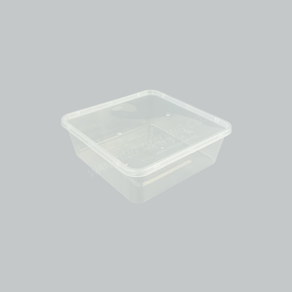 MSE MW SQ CONT SQ1 W/LID 50SETX6PKT/CTN