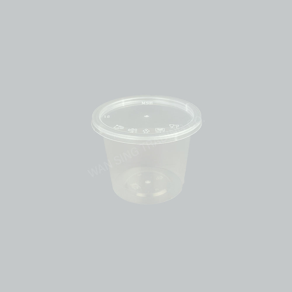 MSE MW ROUND CONT RC6 W/LID 100SETX10PKT/CTN