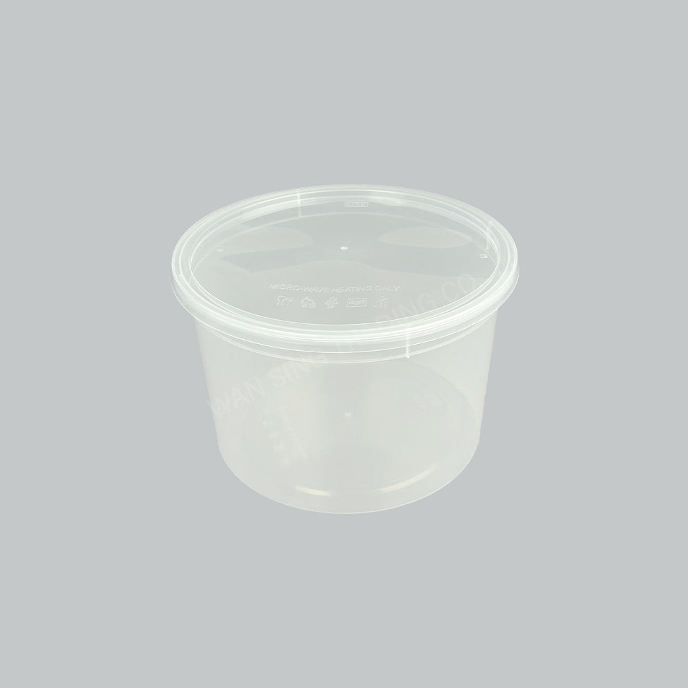 MSE MW ROUND CONT RC2300 W/LID 25SETX6PKT/CTN