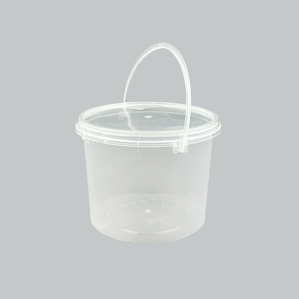 MSE MW ROUND CONT SL750 W/LID + HDLE WH/RD 30SET