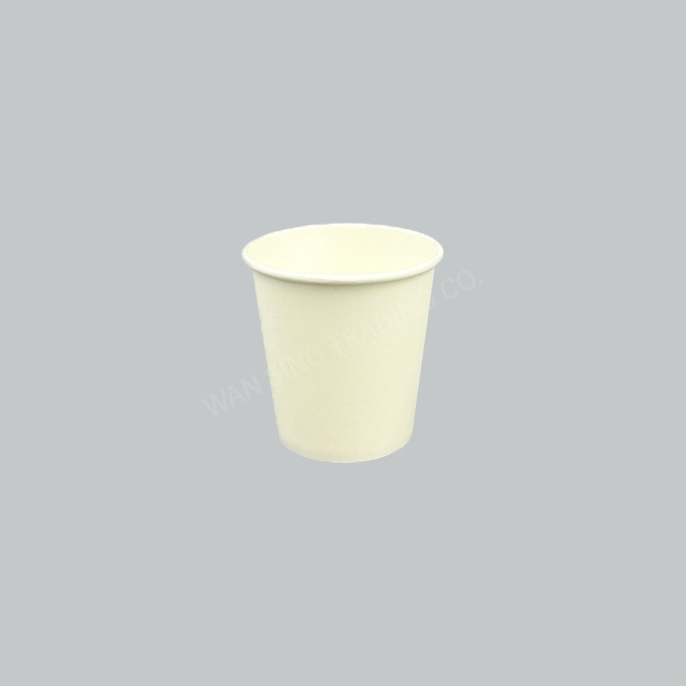 PAPER CUP 6OZ SINGLE WALL WHT 50'SX40PKT/CTN