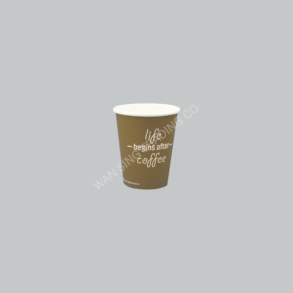 SEA PAPER CUP 8OZ SINGLE WALL HOT CUP - BEAN & LEA