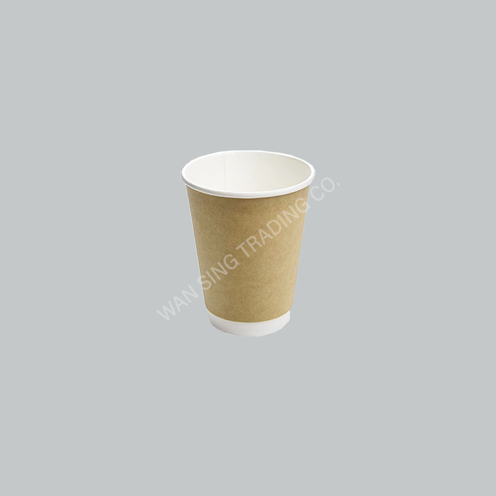 SEA PAPER CUP 12OZ DOUBLE WALL HOT CUP - KRAFT 25'