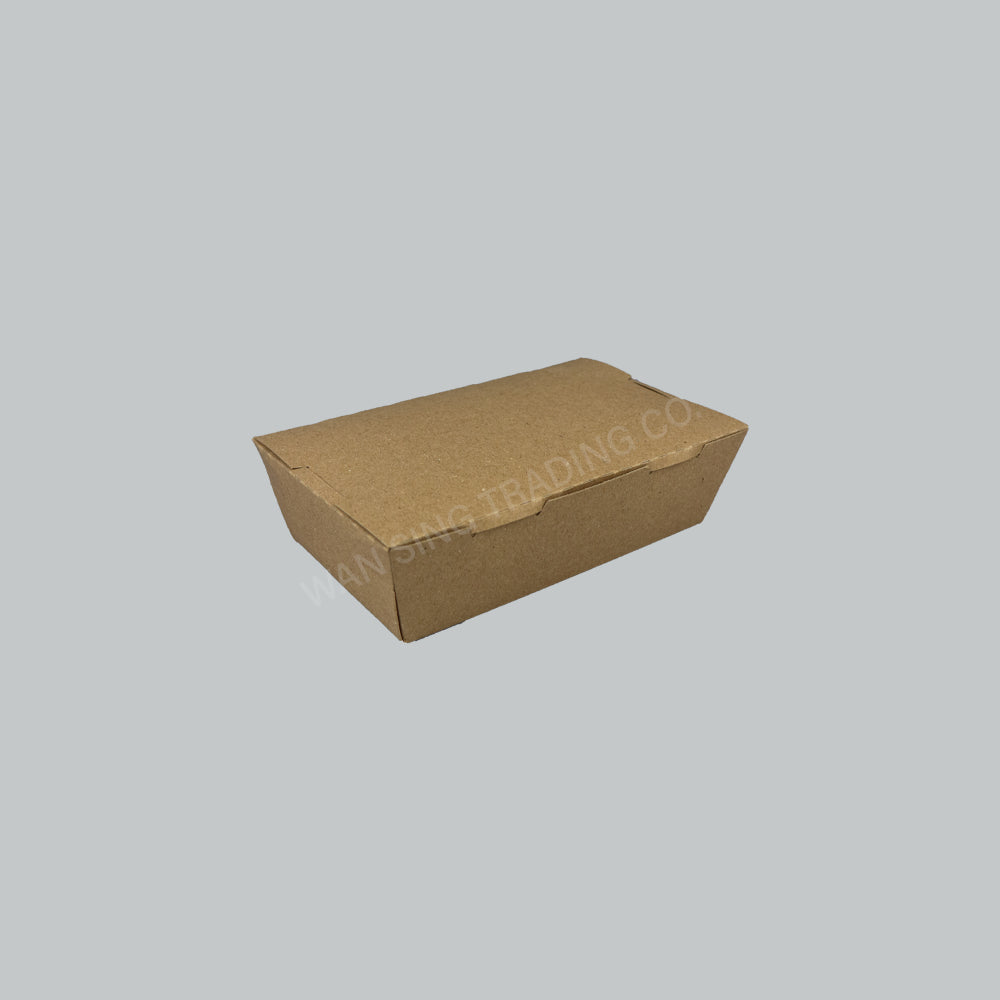 TBH-600 BROWN PAPER LUNCH BOX - MED 50'SX12PKT/CTN