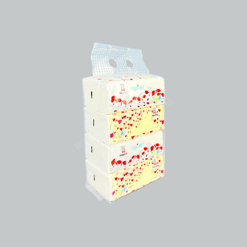 SG HOME FACIAL TISSUE SOFTPACK 3PLY 4PX16OTR