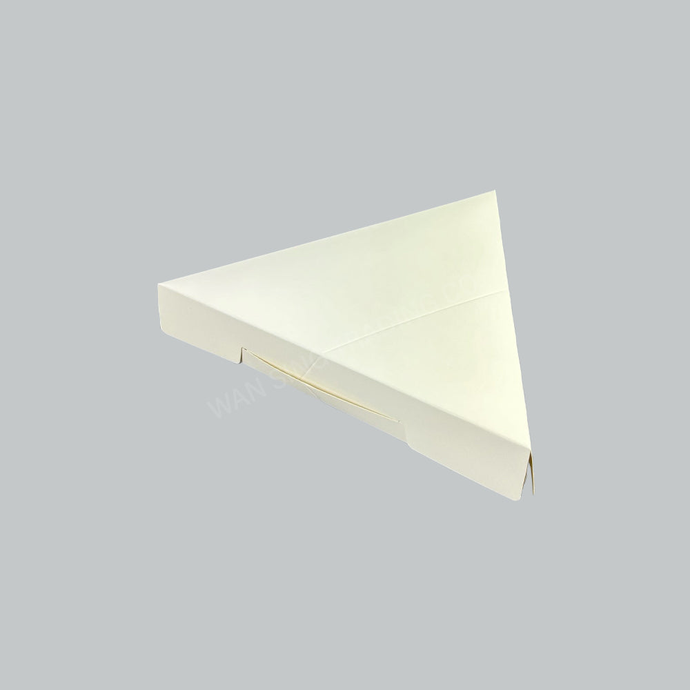 WHITE PAPER PIZZA SLICE BOX (230MMX195)X35MM 400'S