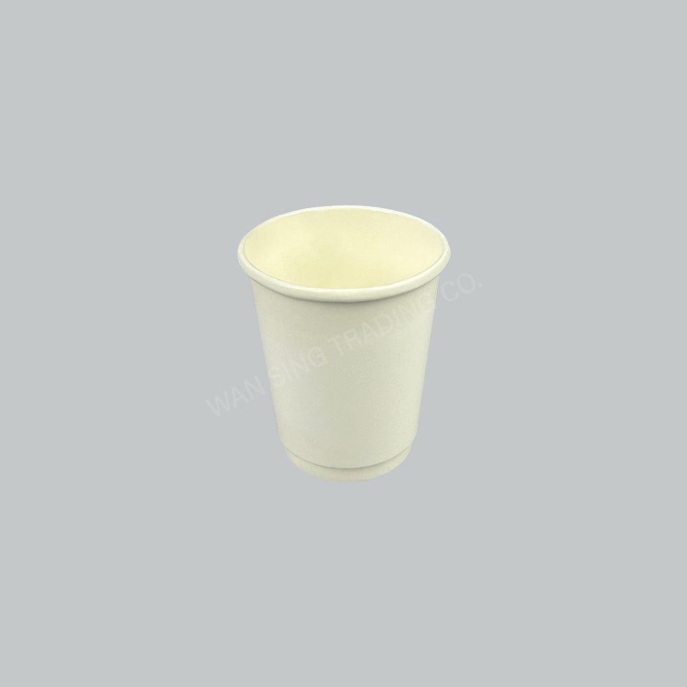 TBH PAPER CUP 8OZ DOUBLE WALL HOT CUP - WH 25'S