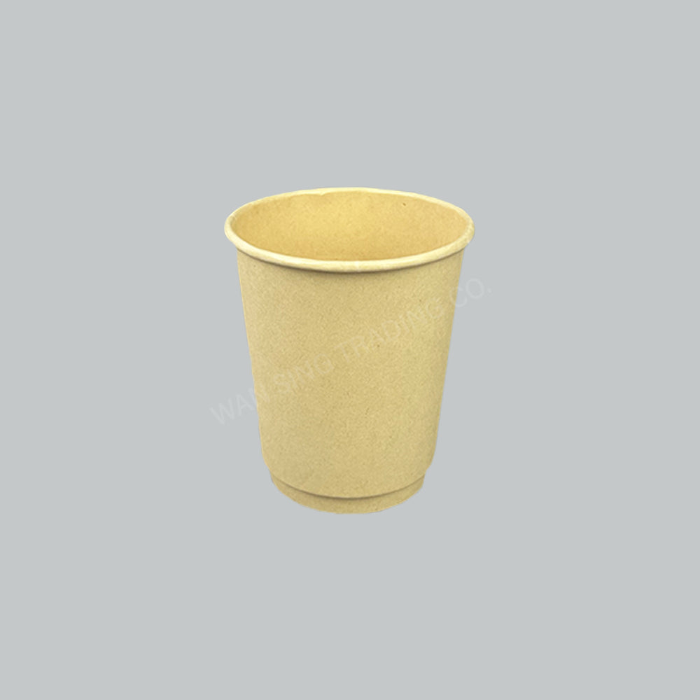 TBH PAPER CUP 8OZ DOUBLE WALL HOT CUP BAMBOO 25'S