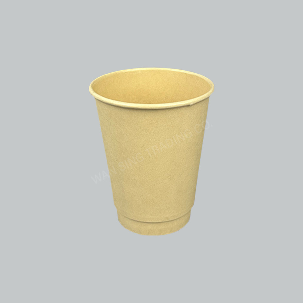 TBH PAPER CUP 12OZ DOUBLE WALL HOT CUP BAMBOO 20'S