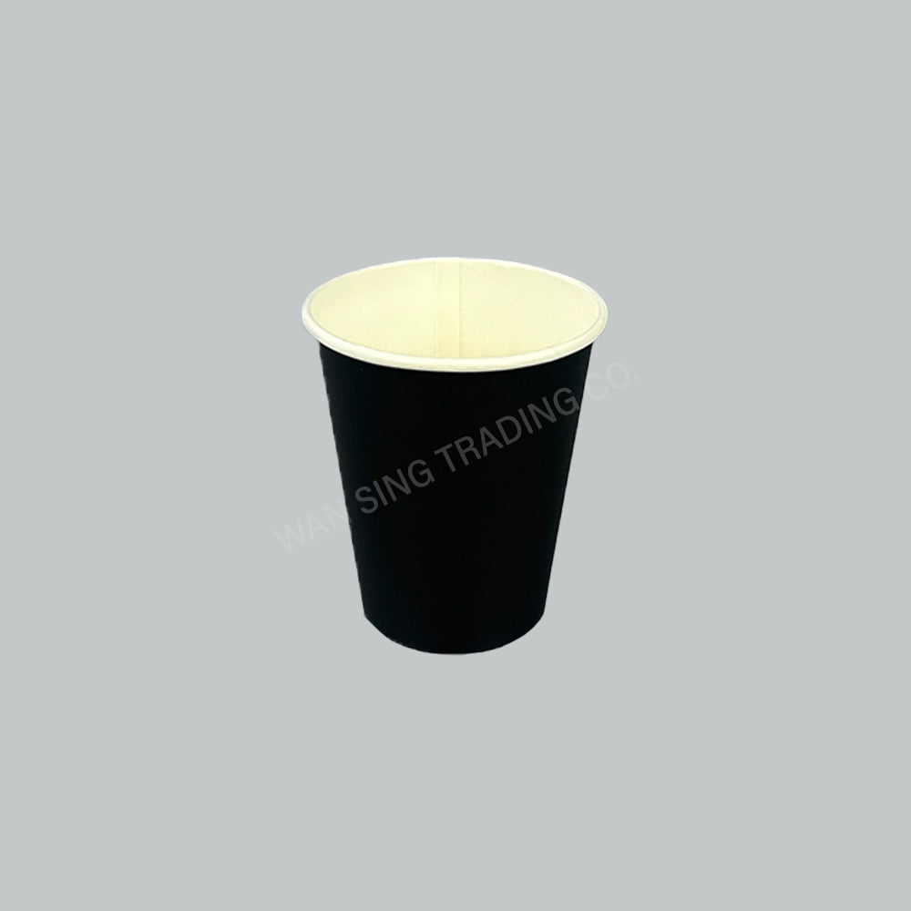 TBH PAPER CUP 8OZ SINGLE WALL HOT CUP H/D-BK 50'S