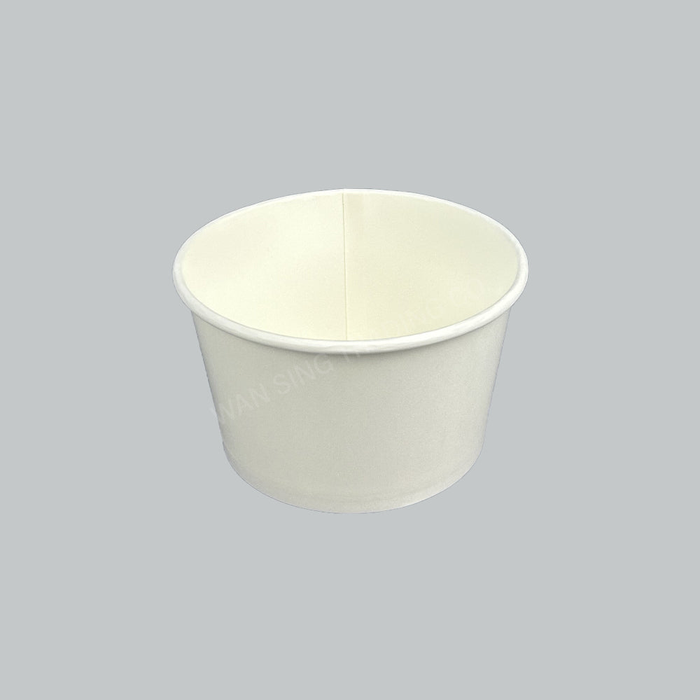 TBH PAPER BOWL 850ML WHT 50'SX12PKT/CTN
