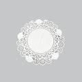 GRADE DOYLEY PAPER 7.5" (ROUND) WHT 250'S/PKT