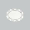 GRADE DOYLEY PAPER 22X30CM (OVAL) WHT 250'S/PKT