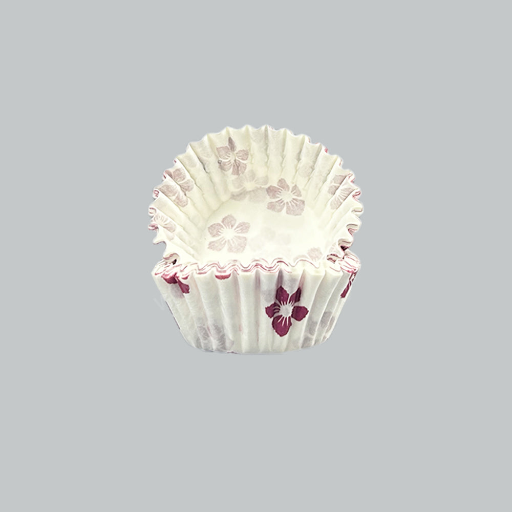 GRADE PAPER CAKE CASE 7.5CM FLORAL 1000'S/ROLL