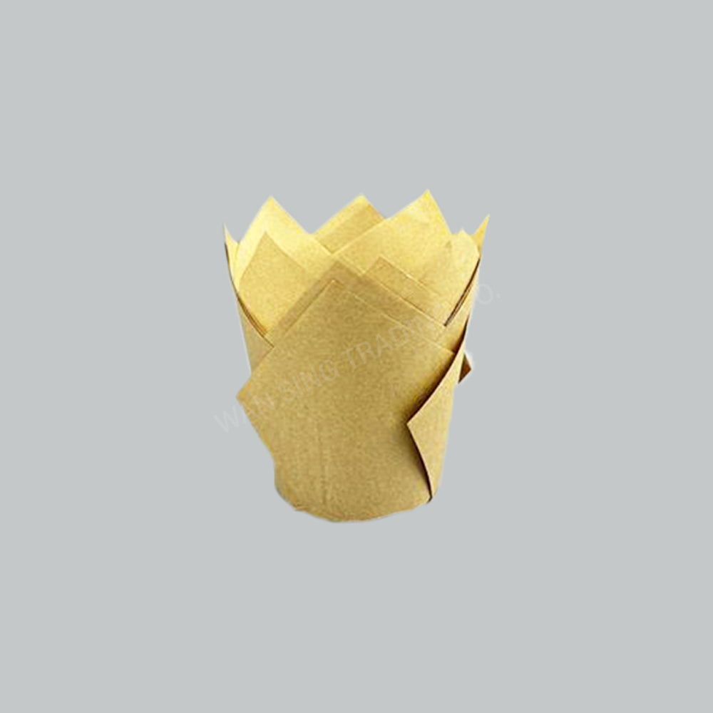 GRADE TULIP MUFFIN CAKE CASE - KRAFT BRN 200'S/PKT