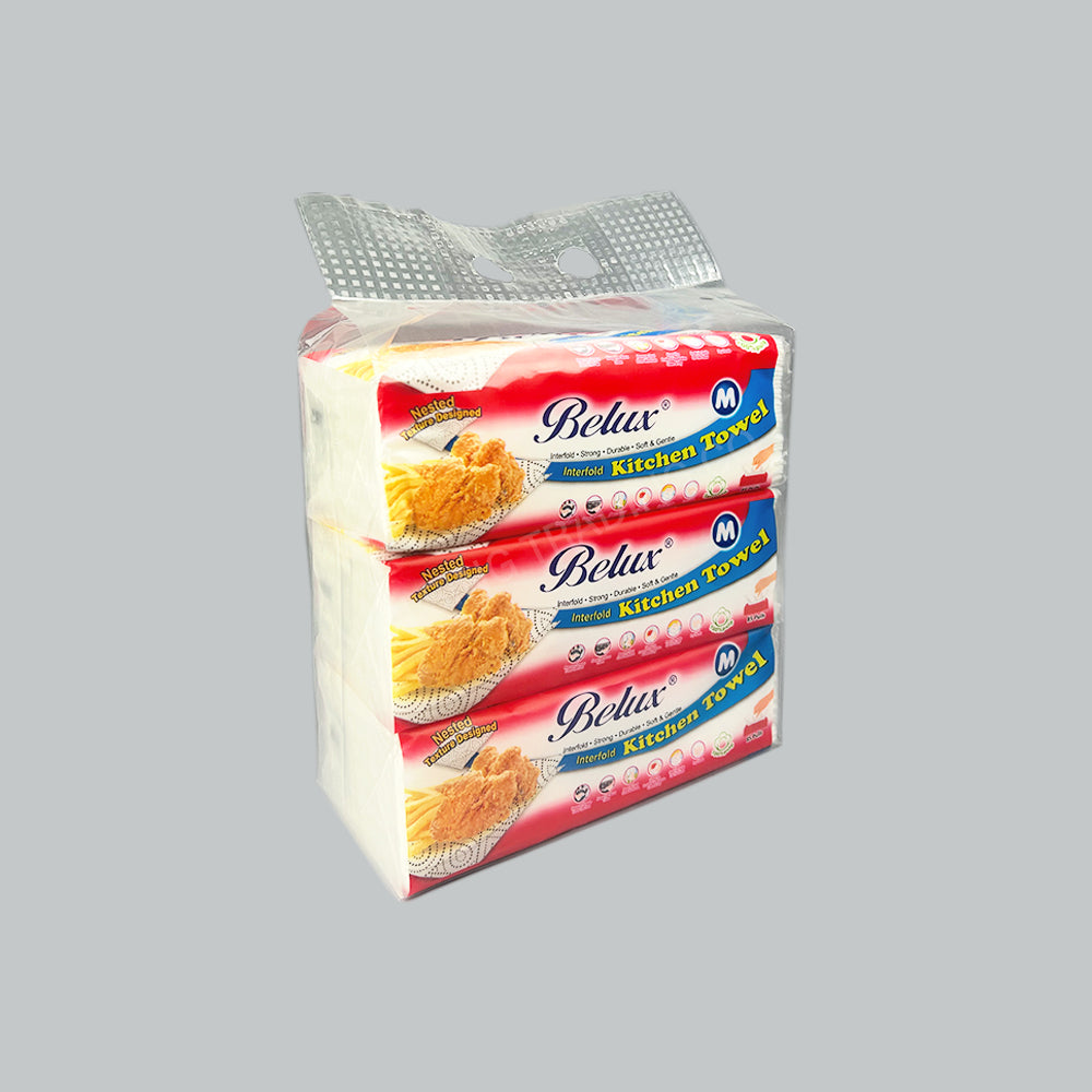 BELUX INTERFOLD KITCHEN TOWEL SIZE M (85'SX3)X12OT