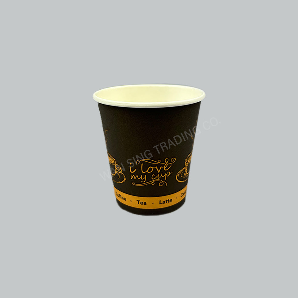 TBH PAPER CUP 6.5OZ DESIGN "I LOVE MY CUP" 50'SX20