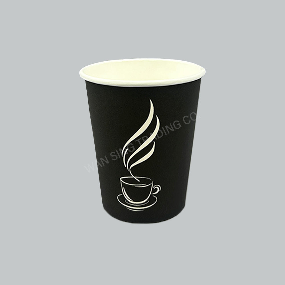 SAN PAPER CUP 8OZ SINGLE WALL 2 COL SPLIT 50'S