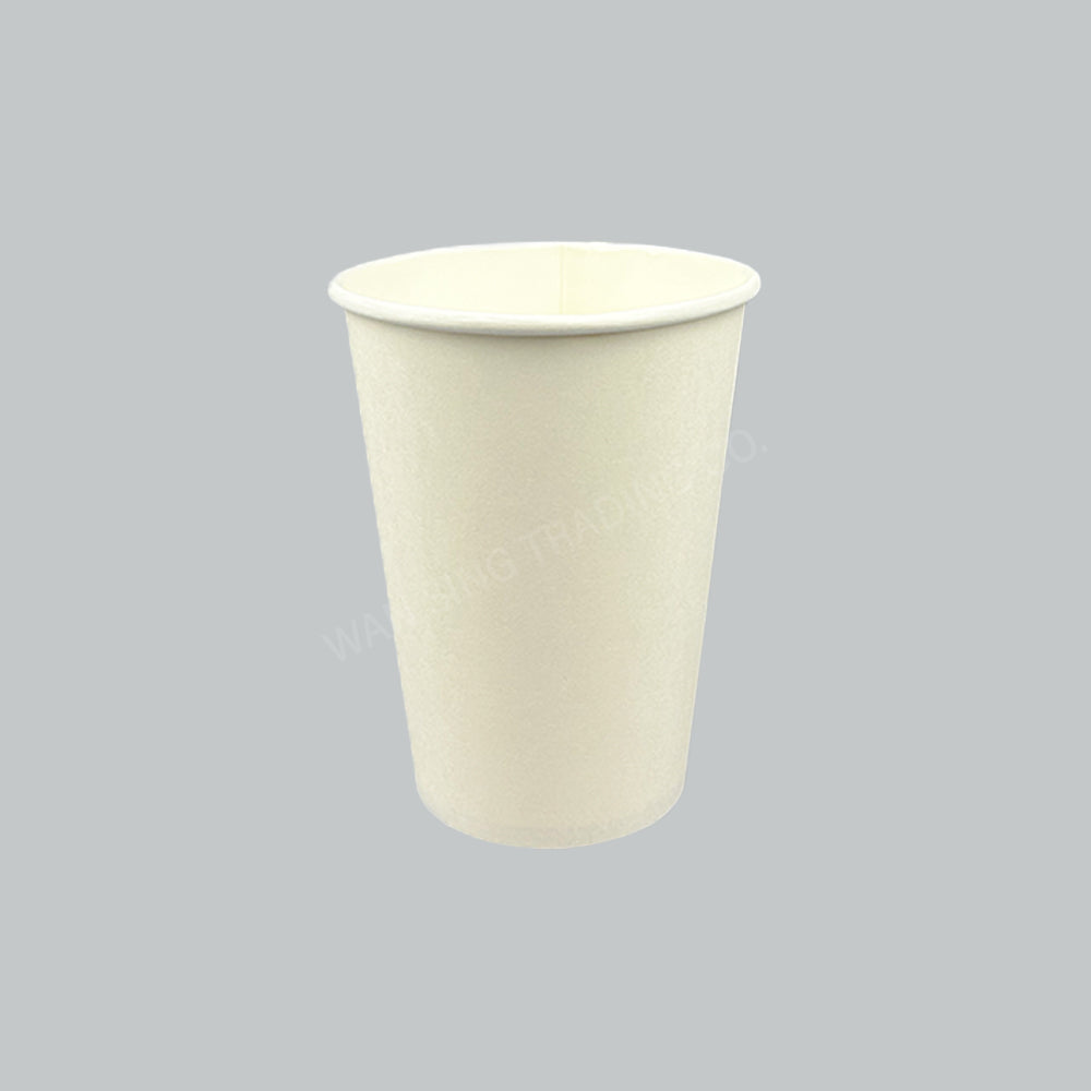 SAN PAPER CUP 8OZ SINGLE WALL WHT 50'S