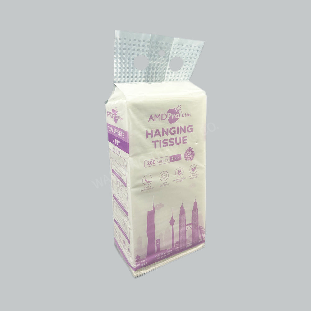 AMDPRO+ LITE HANGING TISSUE 4PLYX200'SX24PKT/CTN