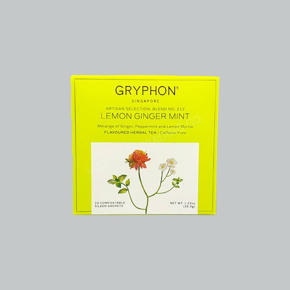GRYPHON LEMON GINGERMINT TEA 10'SX12BOXES/CTN