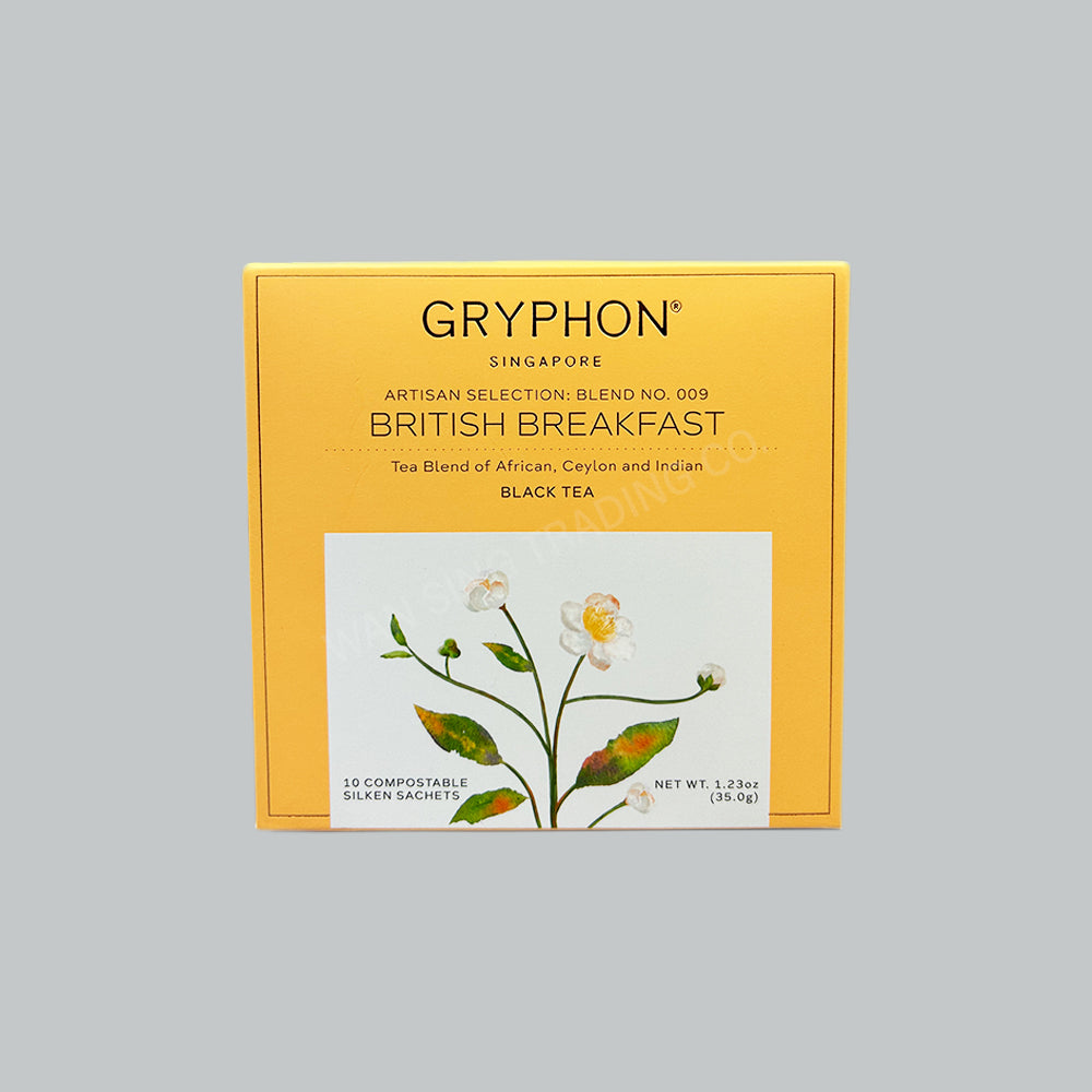 GRYPHON BRITISH BREAKFAST TEA 10'SX12BOXES/CTN