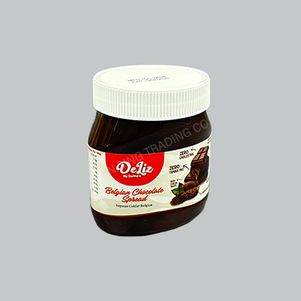 DELIZ BELGIAN CHOCOLATE SPREAD 350GX12