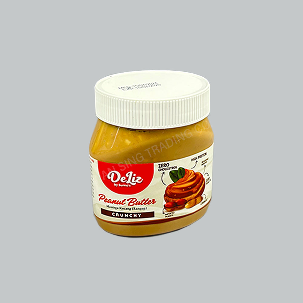 DELIZ PEANUT BUTTER CRUNCHY 350GX12